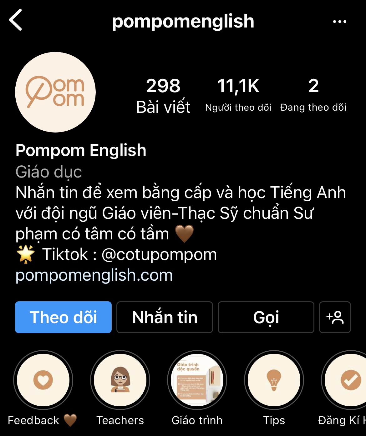 Khóa học Pom Pom English