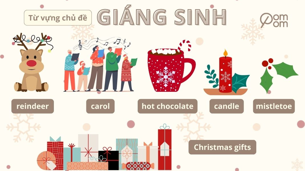 Từ vựng tiếng Anh chủ đề “Christmas”