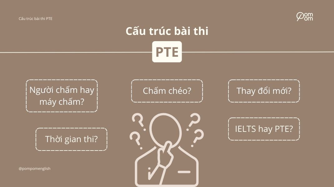 Ảnh cover Cấu trúc bài thi PTE